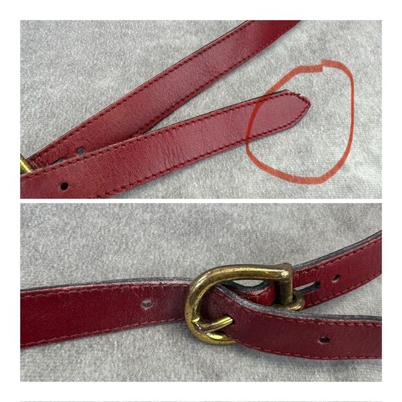 Christian Dior Trotter Vintage Red Leather Bag with Pouch - Picture 9 of 16